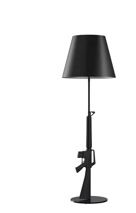 Lamp-of-foot-gun-black-matte-philippe-starck-image
