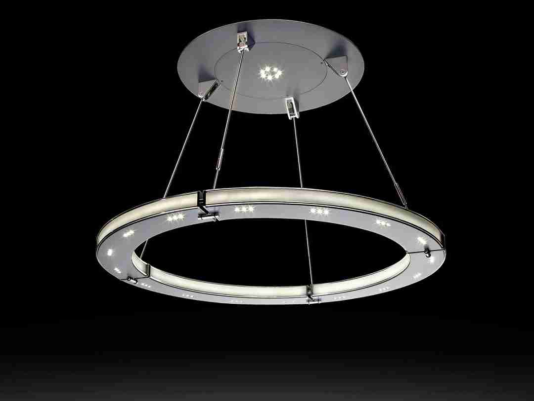 Veiden, ceiling lamp, Tresserra Collection. Ceiling lamp made of black treated aluminum with Led lighting.