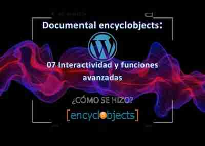 Documentary encyclobjects: 07 Interactivity and advanced features