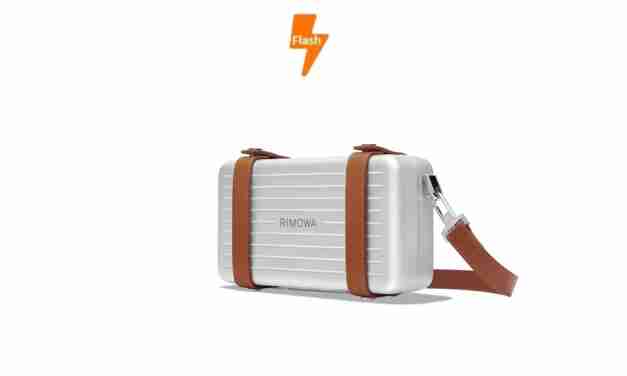 Rimowa, innovative aluminium crossbody bag