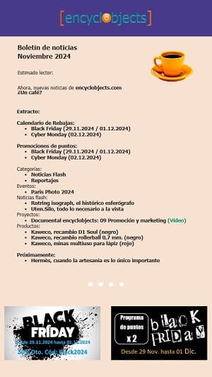 November 2024 encyclobjects.com Newsletter