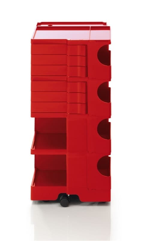 carrito-boby-L-rojo-500x800px.jpg Boby Cart. Size L 945 mm., Red color, 6 drawers. Design by Joe Colombo for B-Line.