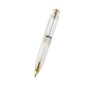 Kaweco Classic Sport mechanical pencil 0.7 mm. Transparent. Presentation in writing position.