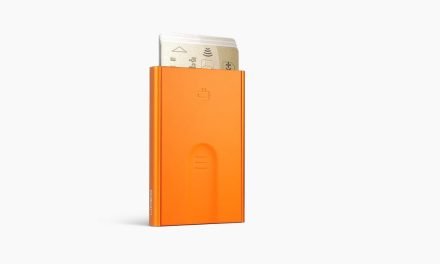 Slider, rigid wallet with RFID protection